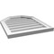 Ekena Millwork Octagonal Top Surface Mount PVC Gable Vent w/ 2"W x 1-1/2"P Brickmould Frame, 20"W x 24"H GVPOT20X2402SN - alternate 5